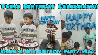 Shubh & Neil&rsquo;s Twin Birthday Bash 🎂✨ Double Fun, Double Masti