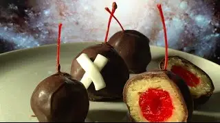 X-Files: Black Oil Cherry Cake Pops