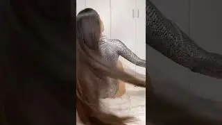 Long Hair Girl Video | Beautiful Long Hair @LhGrlz