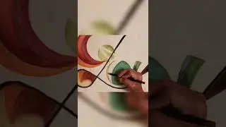 【水彩色鉛筆アート】カンディンスキー風トート制作！Drawing &lsquo;Color&rsquo; on Fabric | Derwent Inktense