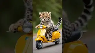 Cub life, bike rides! 🛵💨 Living free and loving the breeze. #CubLife #BikeAdventures#viral #shorts