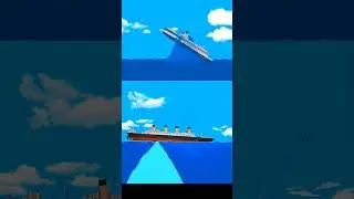 Testing Ships Vs Tsunami Waves Ft. Titanic #ships #titanic #floatingsandbox