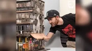 Incredibly detailed miniature urban worlds by Joshua Smith