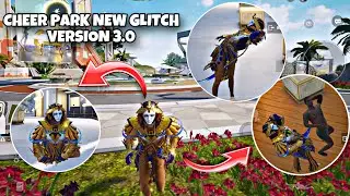 Cheer park new glitch🥶Bgmi version 3.0 Nagin glitch and lie down glitch