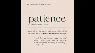 Through Patience Receiving His Promises - Sunday Massage - 12/7/2025 #patience #jesus #prayer #joy