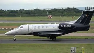 4 amazing private jets at Manchester Airport, UK 🇬🇧