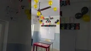 Class Room Decor Ideas 💡 #crafterparul #trendingshorts #decorationideas #youtubeshorts #classroom