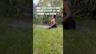 Unlock Your Pancake Stretch 🦋 Feminine Flow Routine #FeminineFlow #PancakeStretch #FlexAppeal