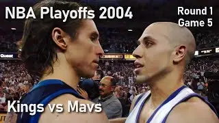 NBA Playoffs 2004 Western Conference 1st Round: Sacramento vs Dallas  Game 5