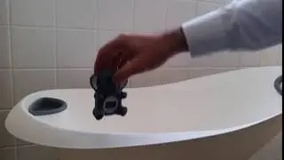 How to turn on a Mininor bath thermometer