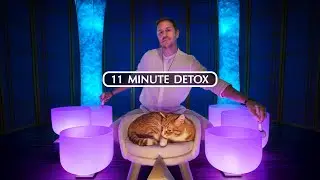 QUICK  **Lower Your Cortisol** Sound Bath  (11 minute detox)