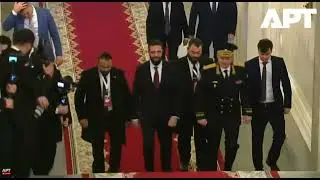 Syrian President Ahmed al-Sharaa Arrives at Kremlin for Talks With Vladimir Putin in Moscow