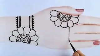 floral mehndi design full hand back hand 2026 || floral mehndi design full hand || mp mehndi artist