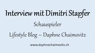 Interview mit Dimitri Stapfer