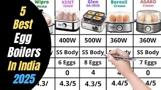5 Best Egg Boilers in India 2025 | Comparison Between 5 Best Electric Egg Boilers