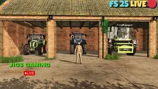 FS 25 LIVE 🔴 | New Farmer Career Mode | Zero to Hero 🚜