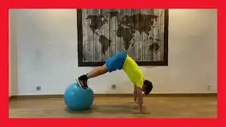 Tonificaci&oacute;n hombros con Fitball. Nivel avanzado
