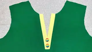 Sewing a Placket Neckline | Easy Sewing Tutorial