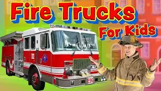 Fire Trucks for Kids | Educational Video for Toddlers | Fire Trucks for Children by Tommy Flames
