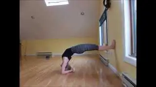 Dwi Pada Viparita dandasana Using a Wall