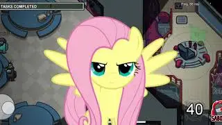 fluttershy plays among us
