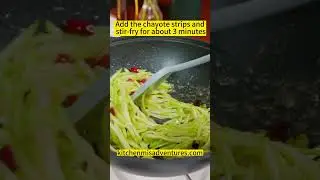 Stir Fry Chayote