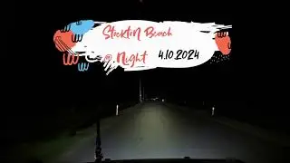 4WD POV at Stockton Beach 4 10 2024 &ndash; Beach Driving, Sand Dunes, Night Driving