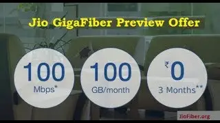 Jio Gigafiber Official Launch  1gbps speed Free 2019 Trending