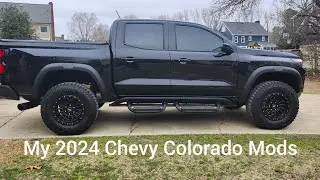 Blackout Chevy Flowtie / Side Assist Steps + Chevy Colorado Mods