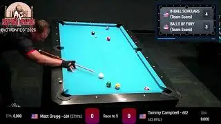 Match 8 | Matt Gregg vs Tommy Campbell | August 2025 Action Palace Amateur Team Cup