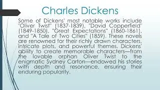 Charles Dickens: Master of Characters & Social Commentary