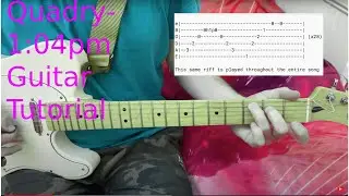 QUADRY - 1:04 PM Guitar Cover. How to play on guitar. Chords Tutorial Lesson How to play.