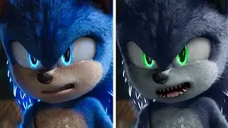 SONIC Movie 2 OLD Design VS NEW Design (WEREHOG VS SONIC 7)