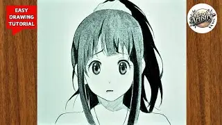 How to draw Chitanda Eru from Hyouka| Amazing Sketch Art