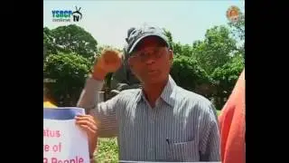 Delhi : YSRCP MPs protests for AP Special Status at Parliament - 3rd Aug 2016
