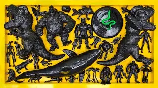 Dinosaurus Jurassic World Dominion: T-rex/Brachiosaurus/Skibidi/Spider-Man/KingKong/Tung Tung Sahur
