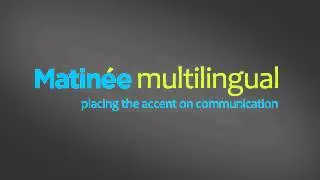 Matin&eacute;e: North Irish English voice over