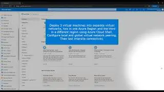 Azure - Configure local and global virtual network peering