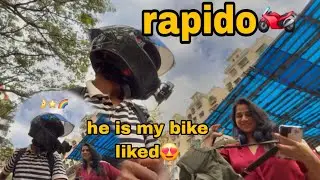 He is my bike liked || Rapido motovlog || Rapido bike taxi || Rapido earnings mumbai 