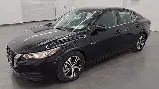 2023 NISSAN SENTRA SV FOUR DOOR SUPER BLACK 4K WALKAROUND 16079Z