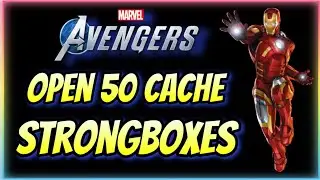 MARVEL'S AVENGERS TREASURE TROVE TROPHY GUIDE - FASTEST WAY TO OPEN 50 CACHE STRONGBOXES