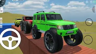 Drive Green Bolero Red Thar and Unloading Stone Thar in Game 🔥#thar #fortuner Part-7798