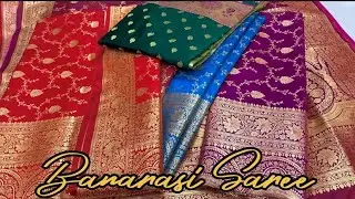 Banarasi #katan silk #saree all saree available  Mozammil silk house me #katan_saree #banarasisaree 