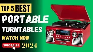 Top 5 Best Portable Turntables Of 2024 || Portable Turntable Review