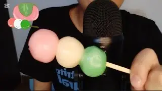 ASMR con dango 🍡 #asmr #parati 