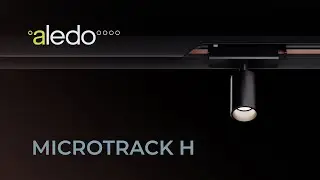 Трековая система освещения MICROTRACK H: низковольтный токопроводящий профиль || aledo