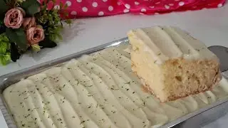BOLO DE LIMÃO FÁCIL DE FAZER COM COBERTURA QUE NÃO VAI AO FOGO - RÁPIDO, REFRESCANTE E IRRESISTÍVEL!