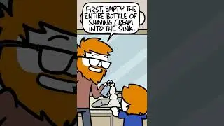 Learn how to shave like dad.