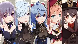 Liyue Girls Dancing With Doodle Song!