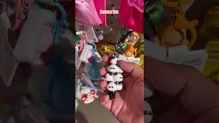Miniso Cute panda & Bob+tim keychain #miniso #panda #keychain #bob #shorts  #cute #cutekeychain